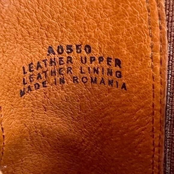 MADEWELL Lonny Leather Ankle Boot 3 1/2 inch Heel in Tan Women's Size 8 - Picture 10 of 11